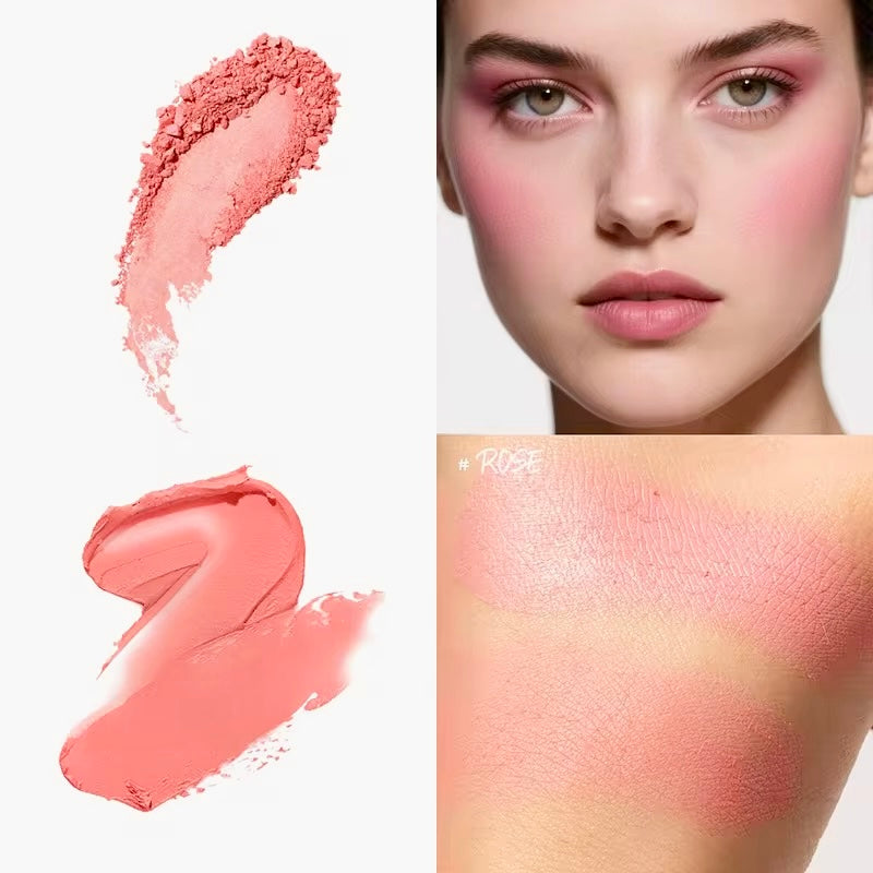 LuvellBeauty 2-in-1 Blush Duo | Cream & Powder Blush Palette